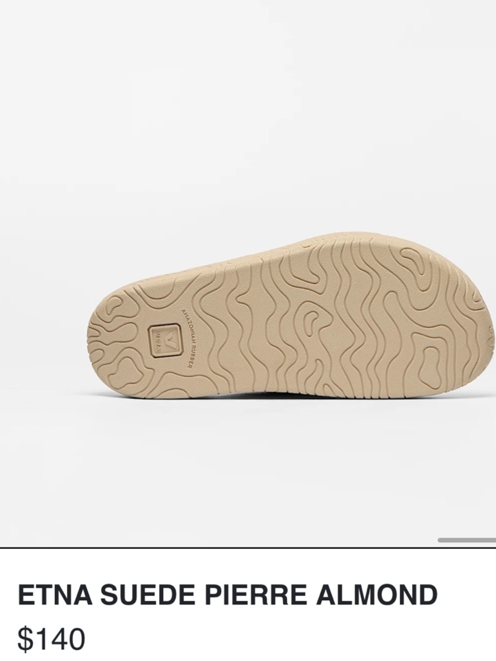 VEJA ETNA SUEDE PIERRE ALMOND
$140 MEN SIZE 7 women 9 unisex: new with box - Picture 5 of 16